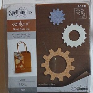 Spellbinders Contour Steel Rule Die - Gears